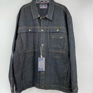 Mecca‎ Vintage 90s Sz XXL Denim Jacket Dead-stock NWT